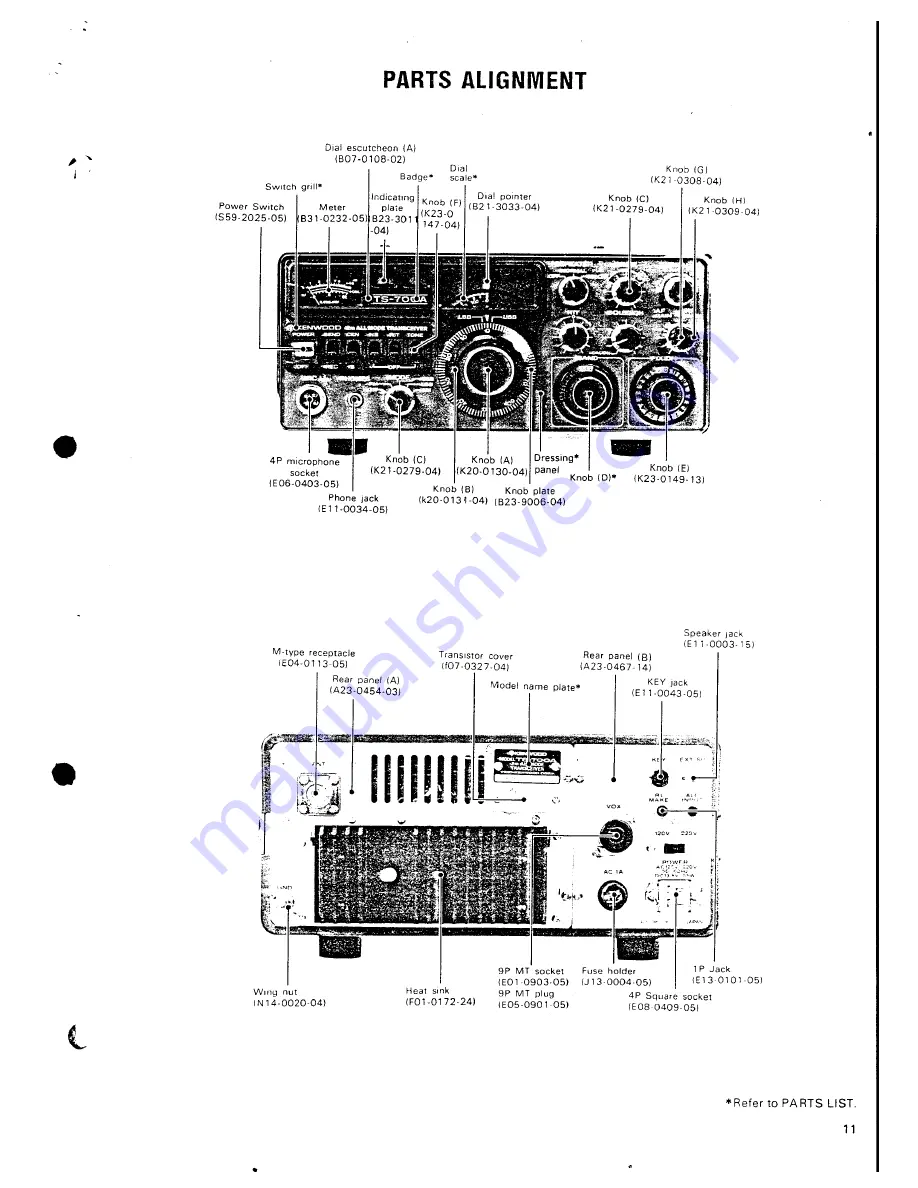 Kenwood TS-700G Service Manual Download Page 9