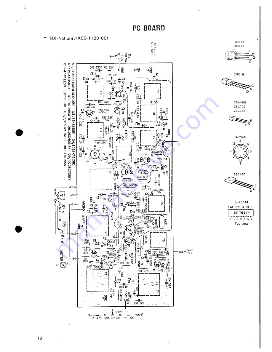 Kenwood TS-700G Скачать руководство пользователя страница 16