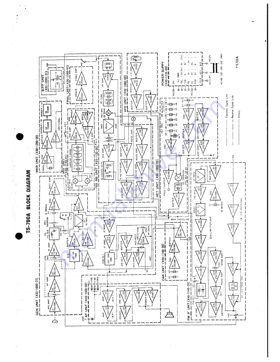 Kenwood TS-700G Service Manual Download Page 37