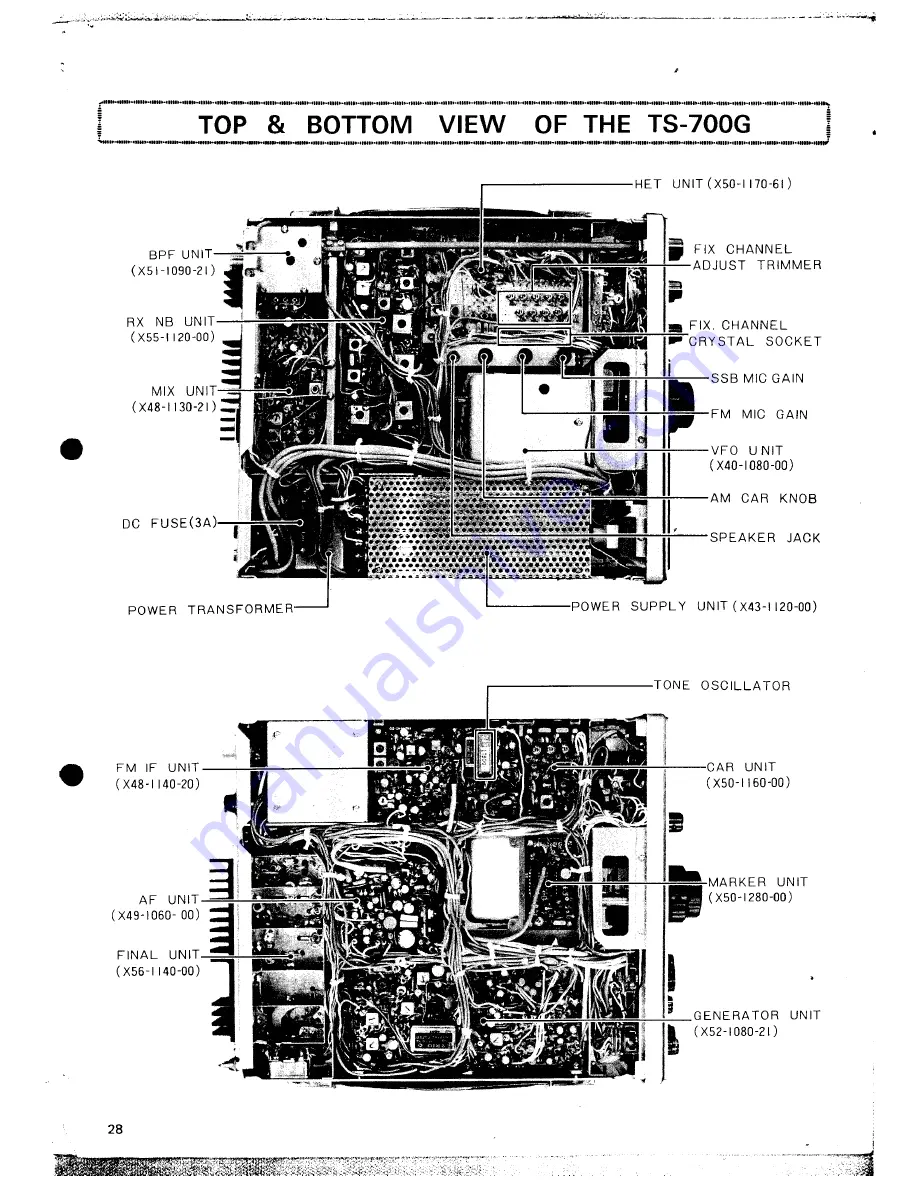 Kenwood TS-700G Service Manual Download Page 42