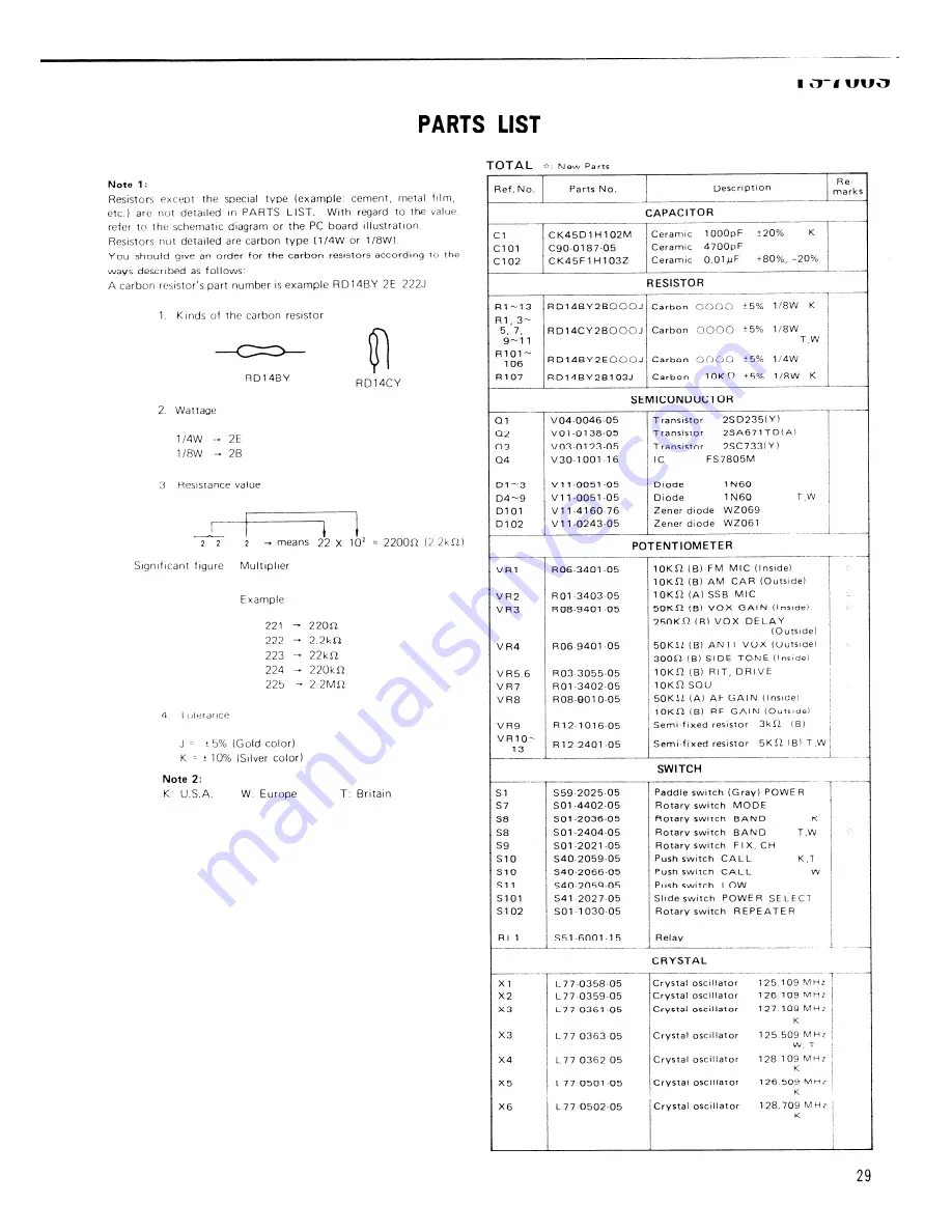 Kenwood TS-700S Скачать руководство пользователя страница 29