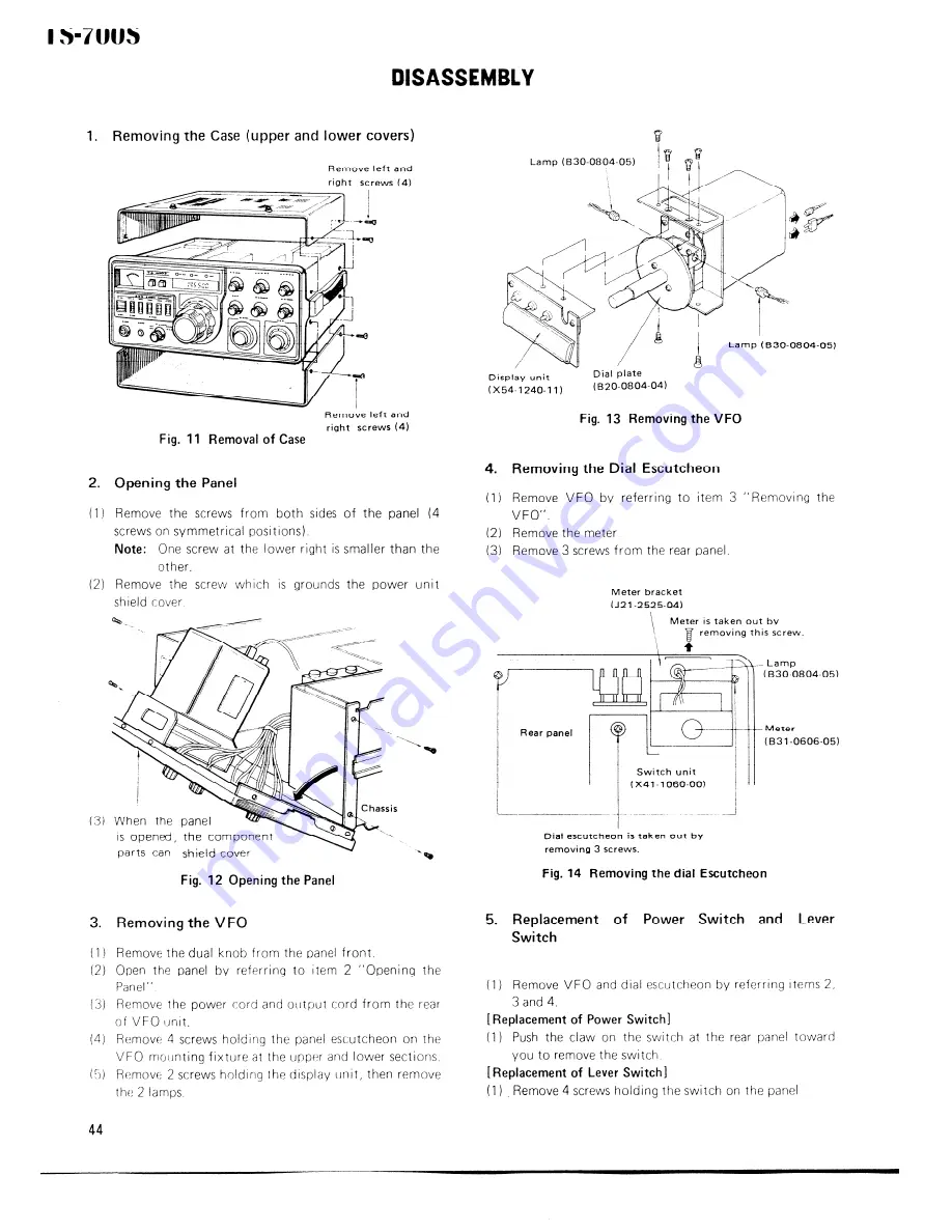 Kenwood TS-700S Service Manual Download Page 43