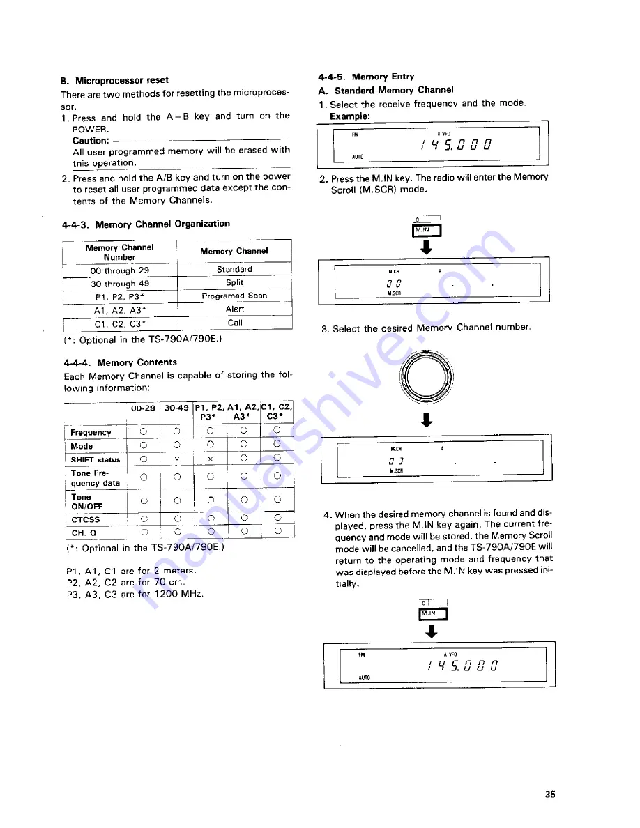 Kenwood TS-790A Instruction Manual Download Page 35