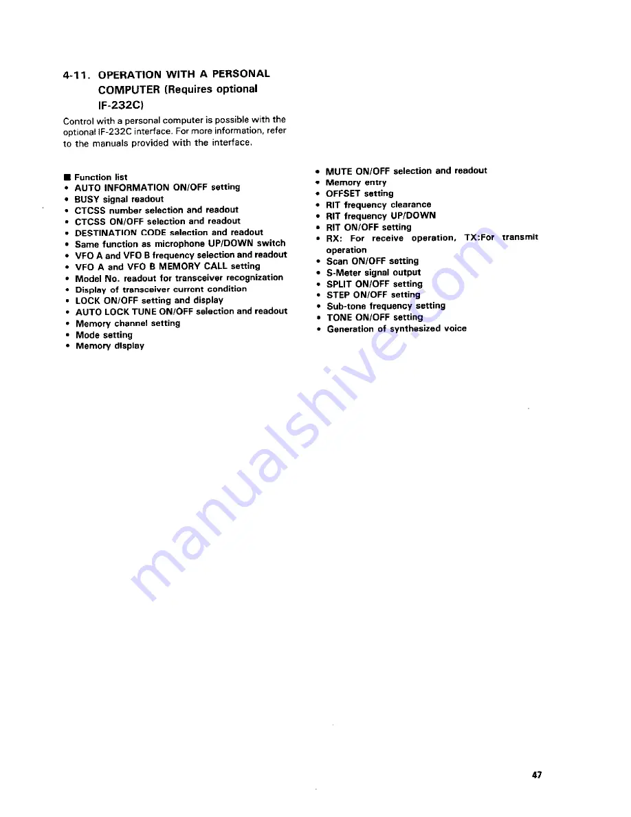 Kenwood TS-790A Instruction Manual Download Page 47