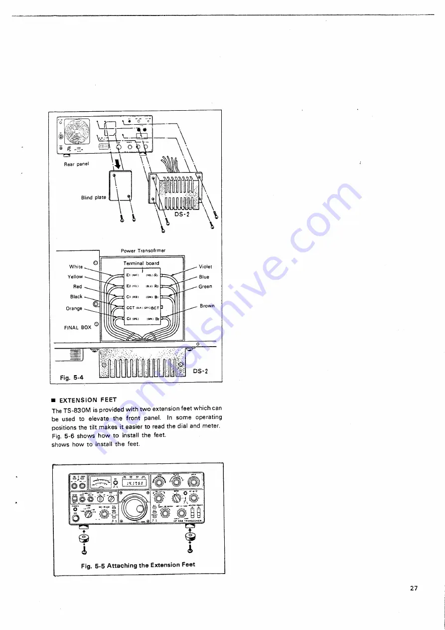 Kenwood TS-830M Скачать руководство пользователя страница 27