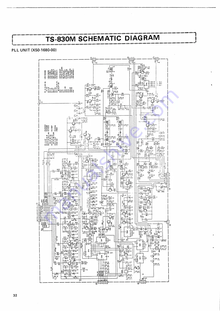 Kenwood TS-830M Скачать руководство пользователя страница 32