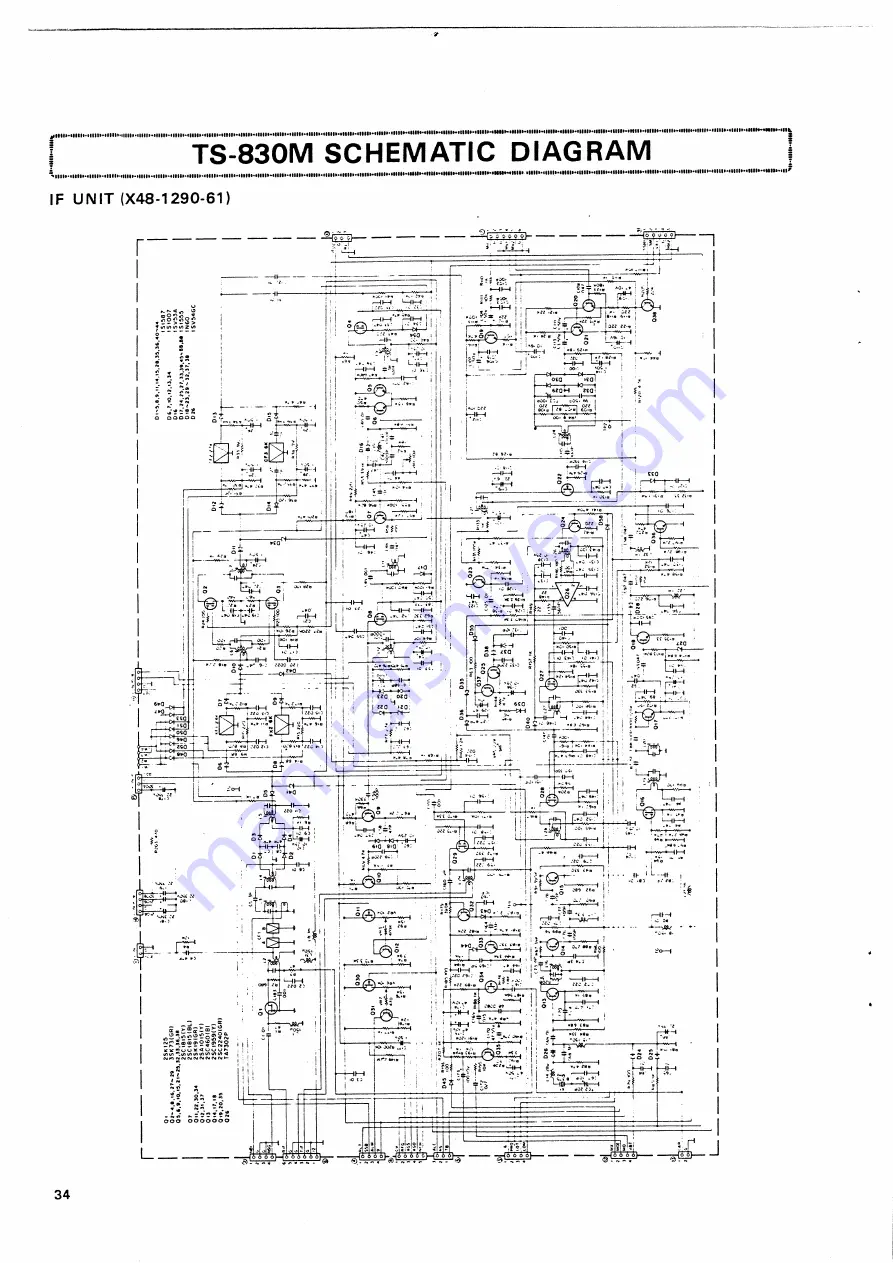 Kenwood TS-830M Instruction Manual Download Page 34