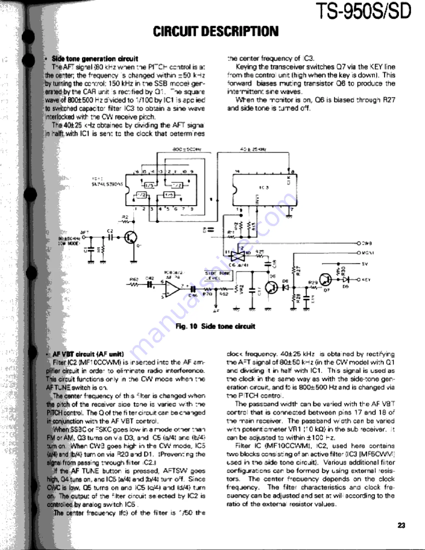 Kenwood TS-950S Digital Service Manual Download Page 23