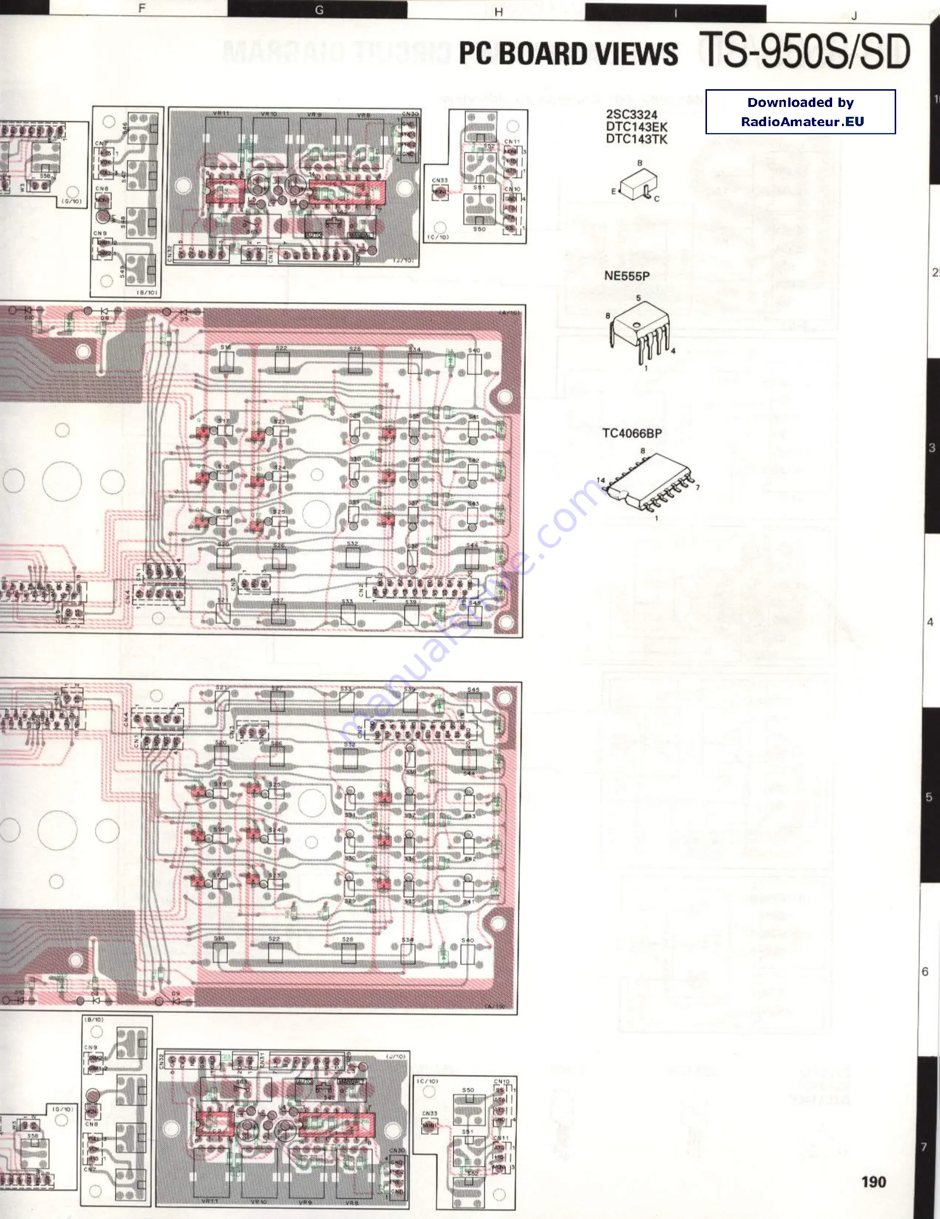 Kenwood TS-950S Digital Service Manual Download Page 190