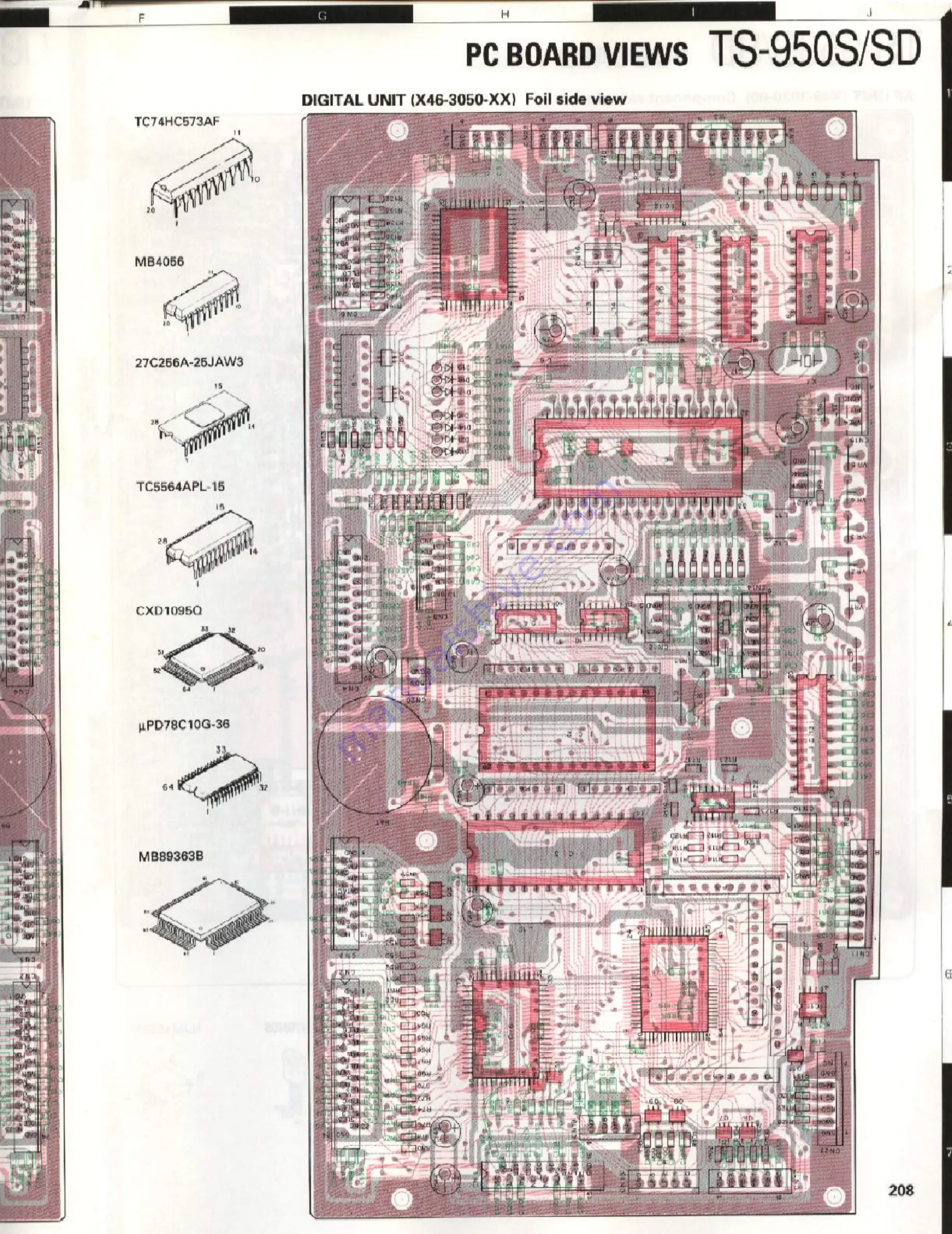 Kenwood TS-950S Digital Service Manual Download Page 208