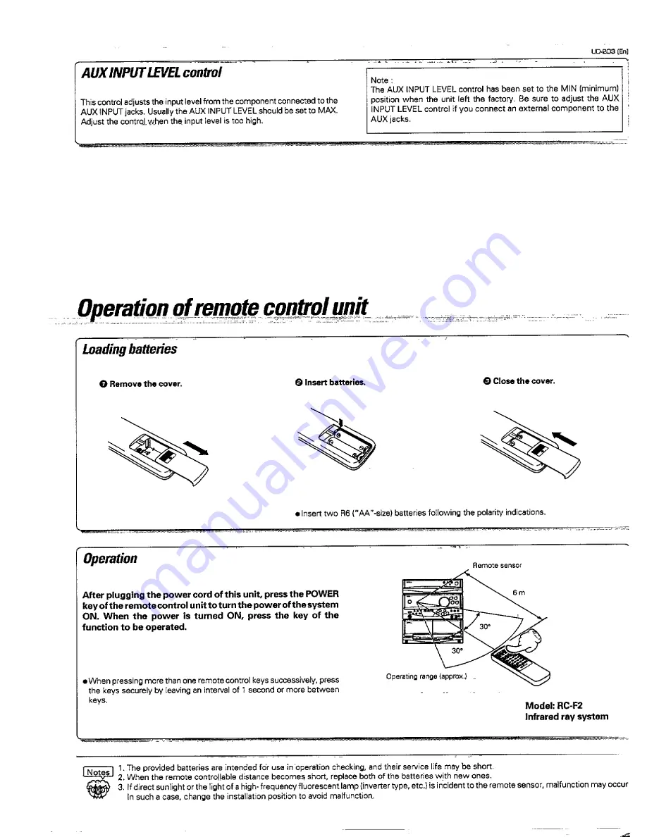 Kenwood UD-203 Instruction Manual Download Page 5