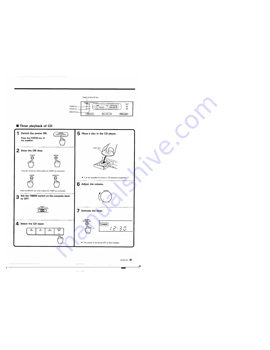 Kenwood UD-50 Instruction Manual Download Page 45