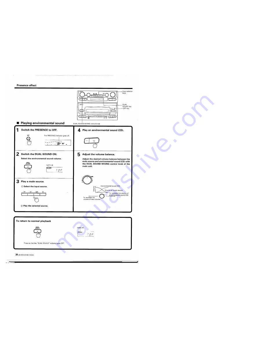 Kenwood UD-501 Скачать руководство пользователя страница 24