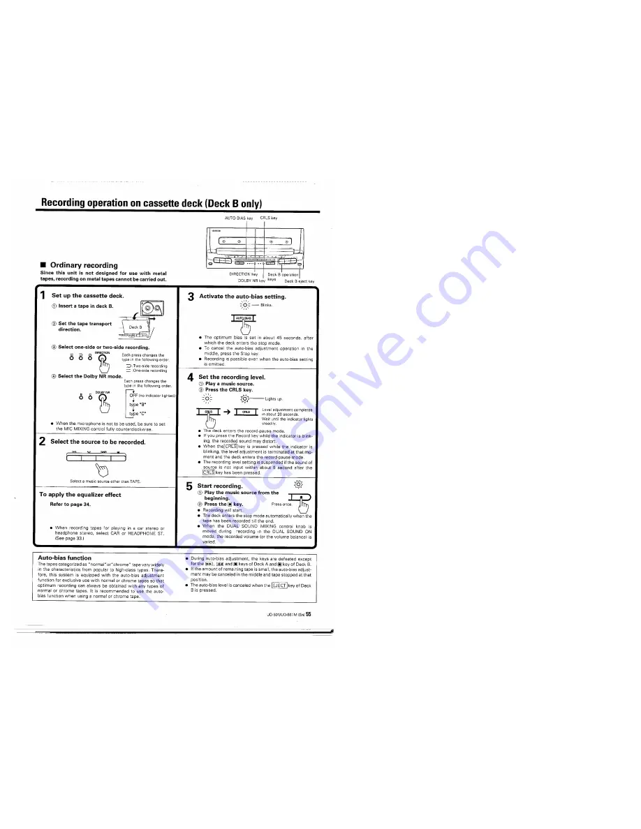 Kenwood UD-501 Скачать руководство пользователя страница 55