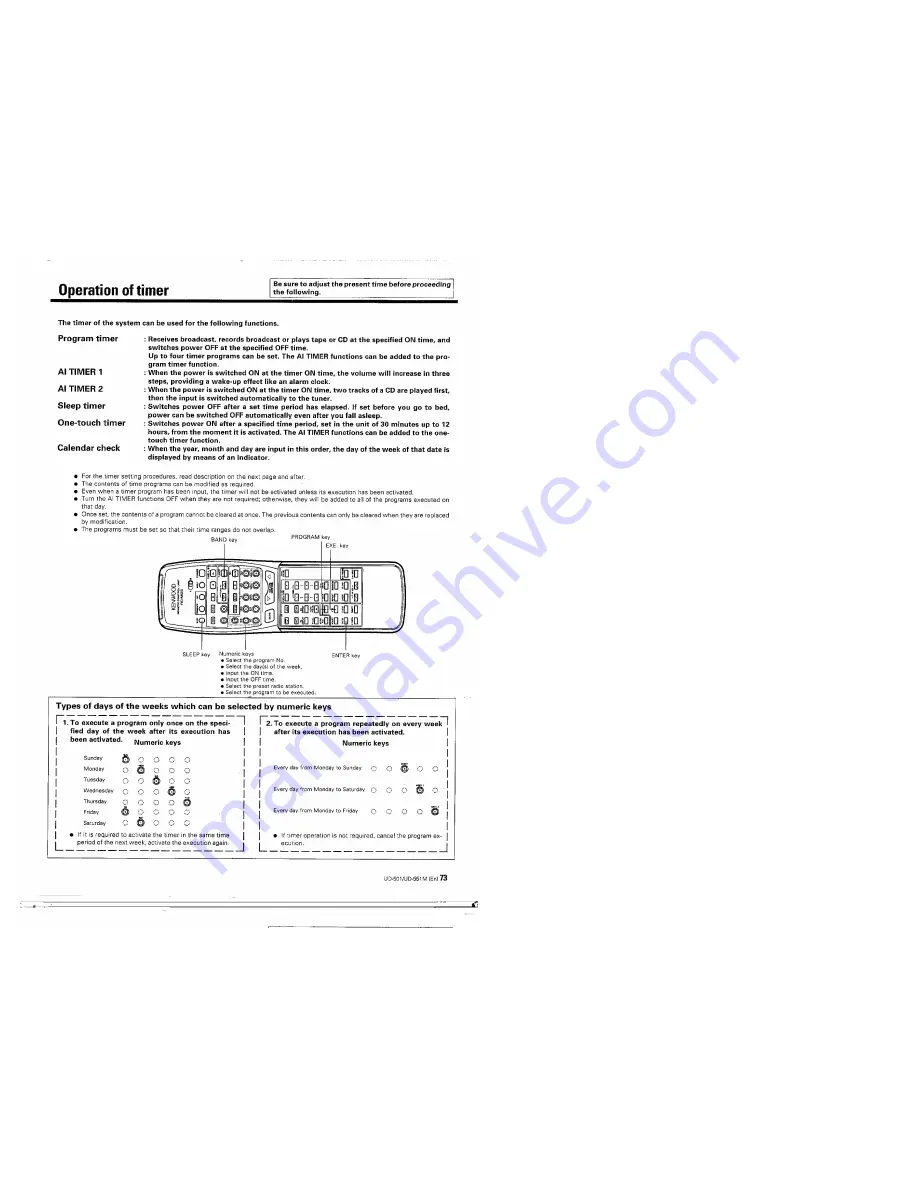 Kenwood UD-501 Скачать руководство пользователя страница 73