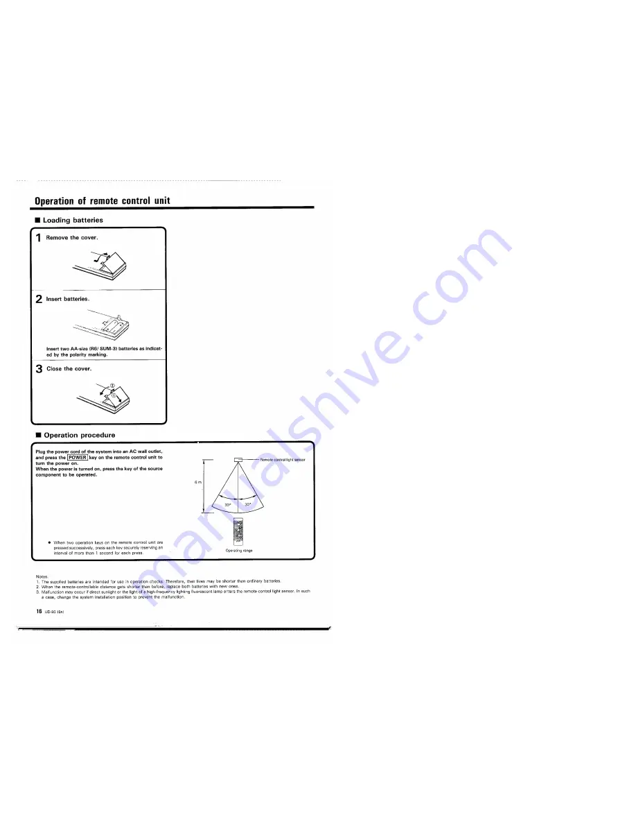 Kenwood UD-90 Скачать руководство пользователя страница 16