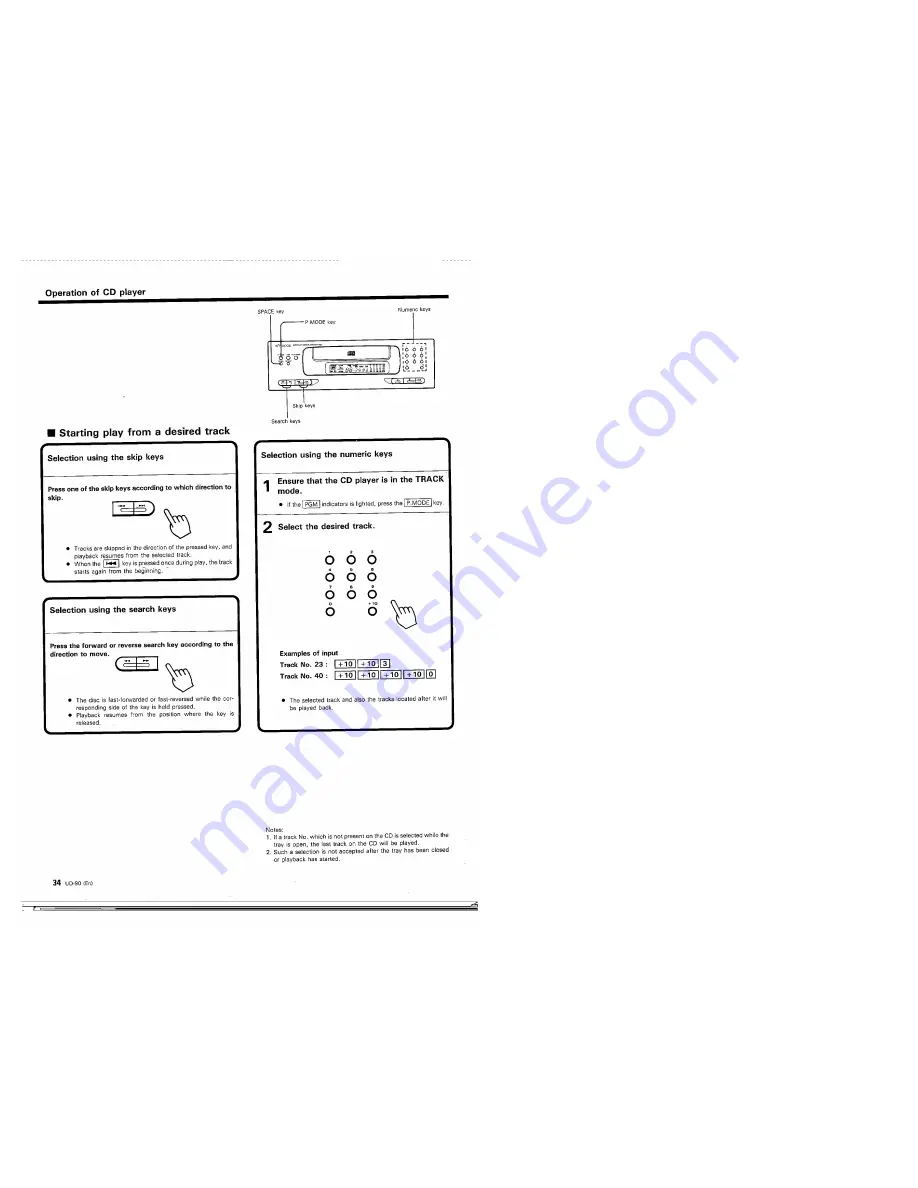 Kenwood UD-90 Скачать руководство пользователя страница 34