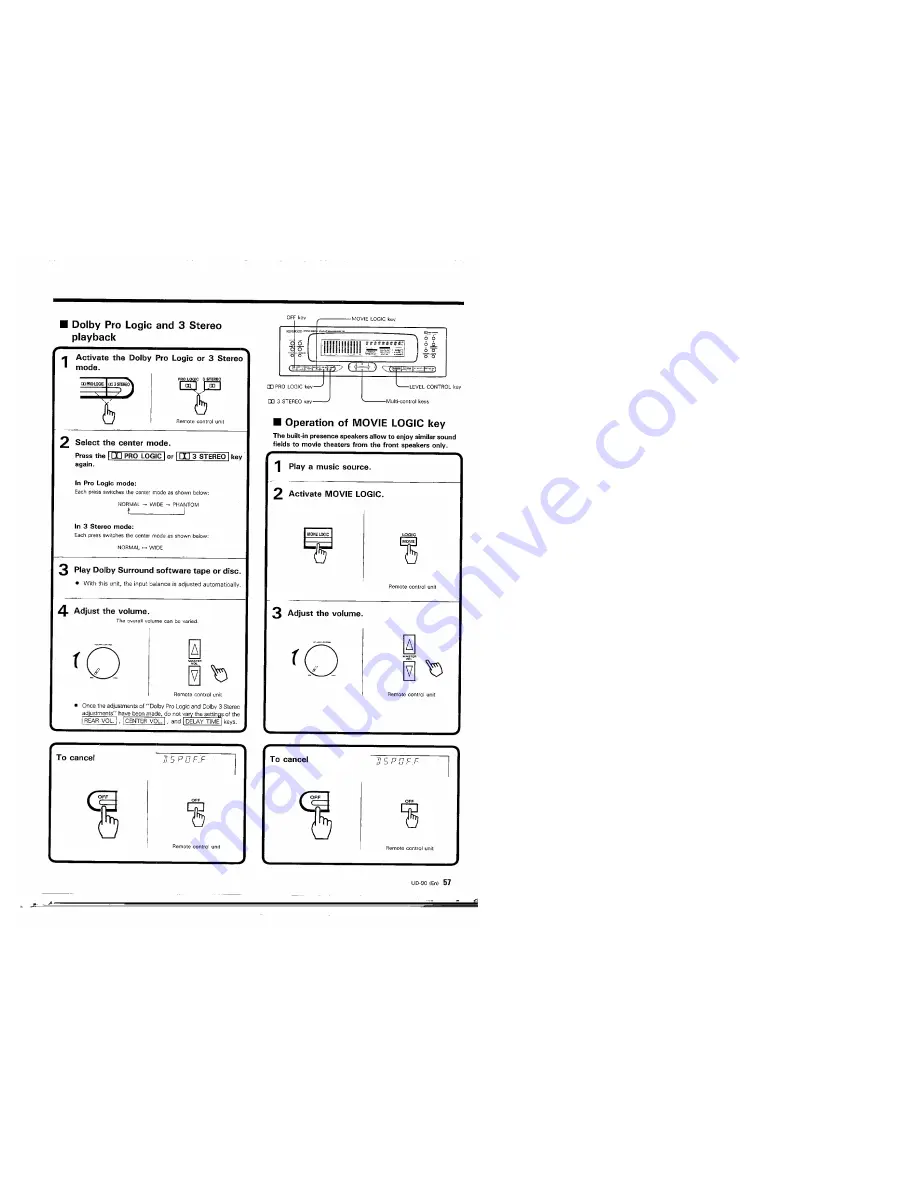 Kenwood UD-90 Скачать руководство пользователя страница 57