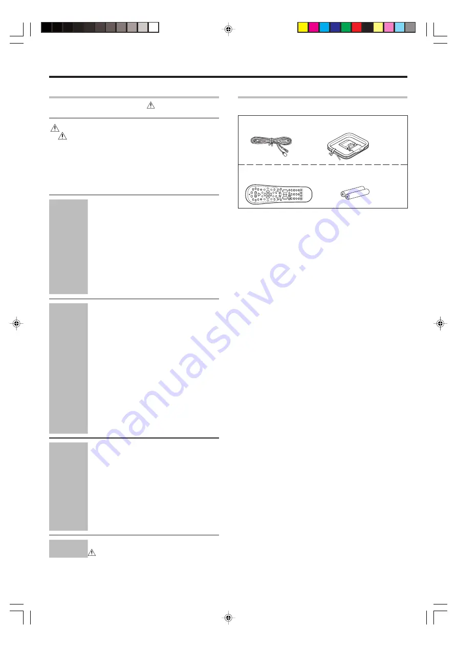 Kenwood VR-8060 Скачать руководство пользователя страница 3