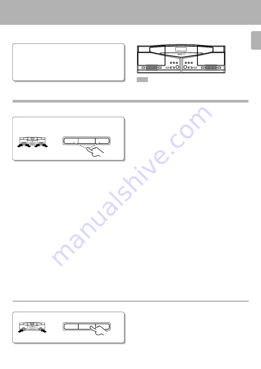 Kenwood X-W320 Instruction Manual Download Page 19