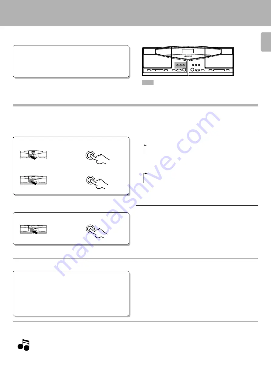 Kenwood X-W320 Instruction Manual Download Page 23