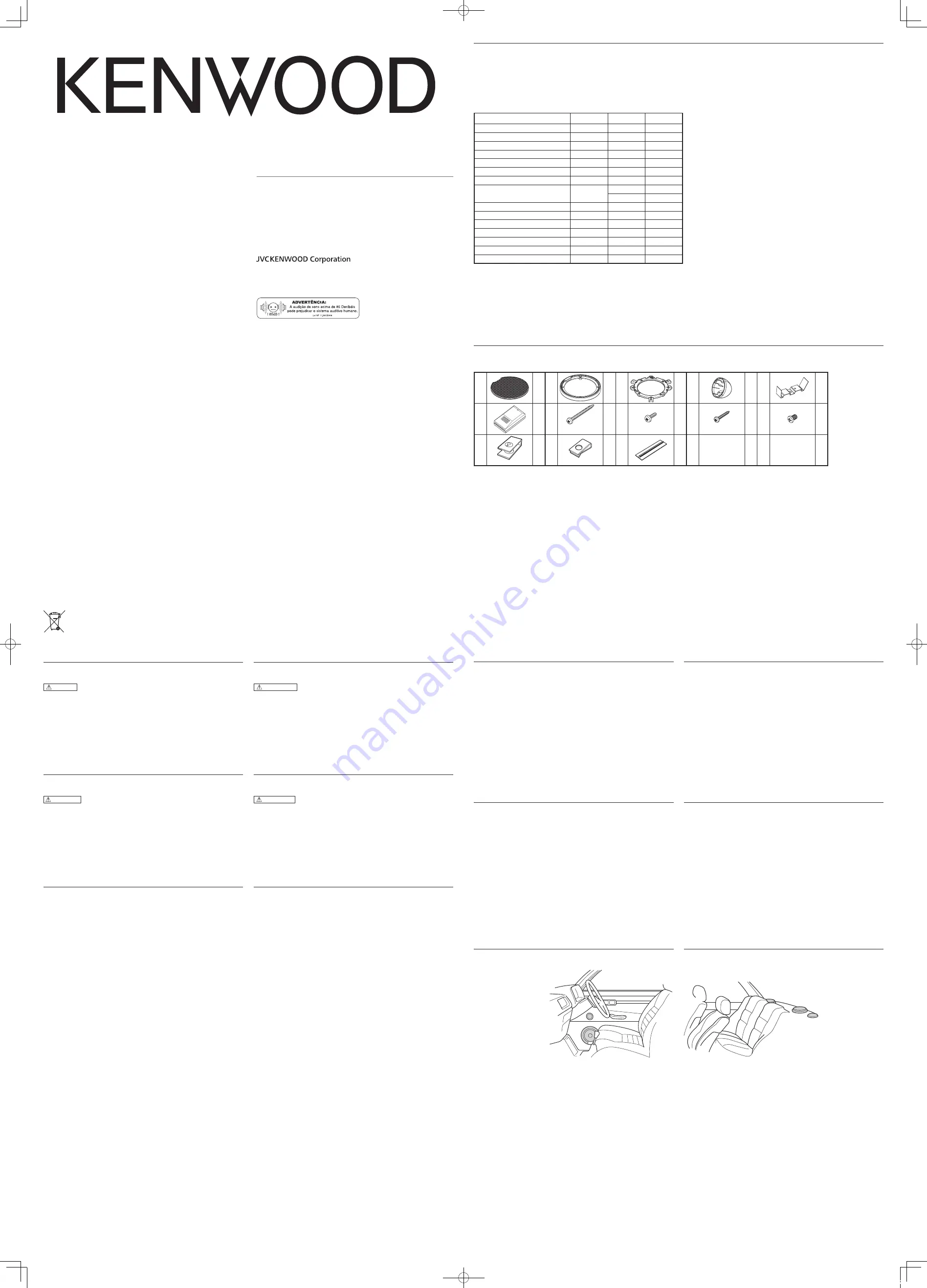 Kenwood XR-1700P Instruction Manual Download Page 1