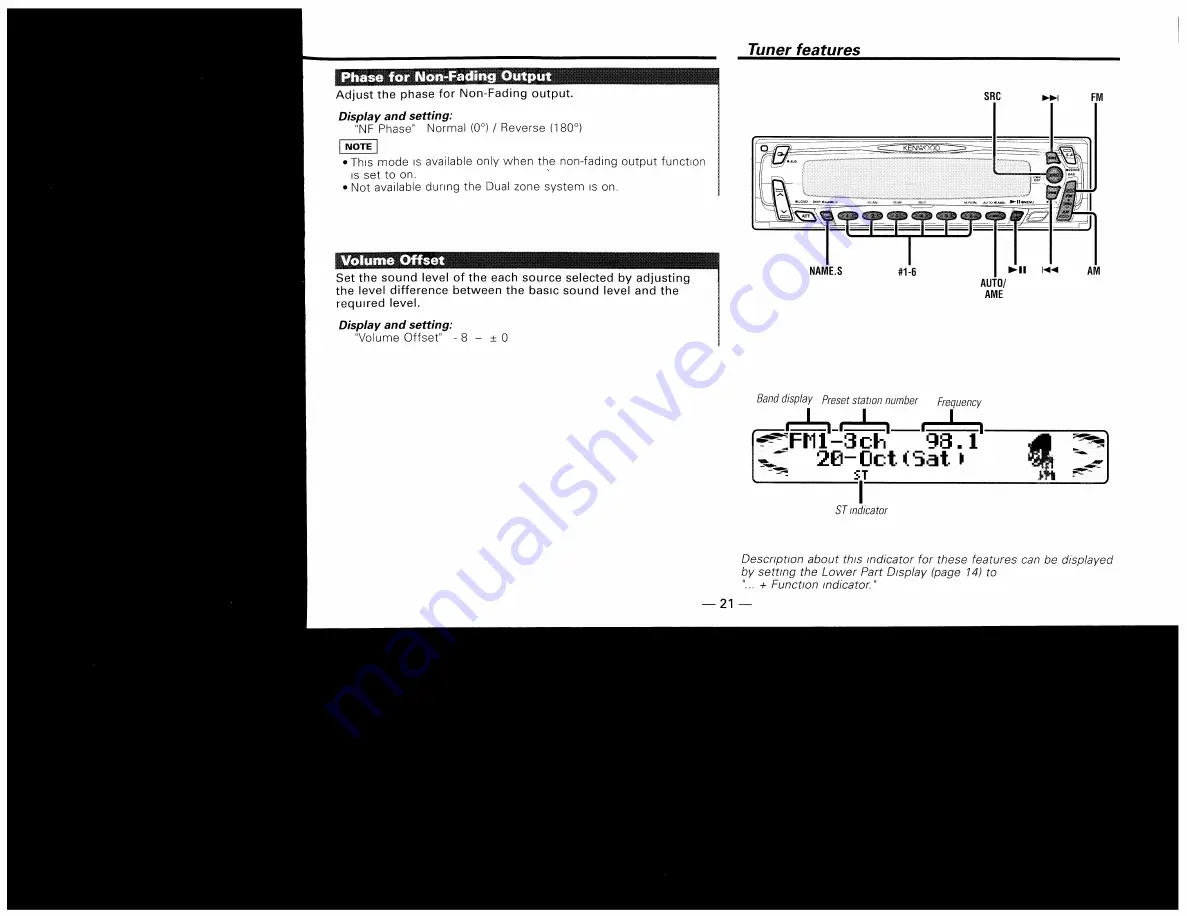 Kenwood Z727 Скачать руководство пользователя страница 21