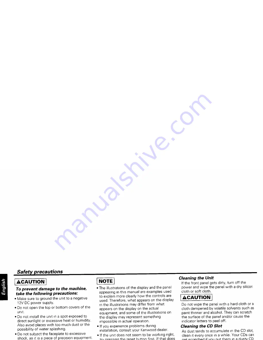 Kenwood Z919 Instruction Manual Download Page 4