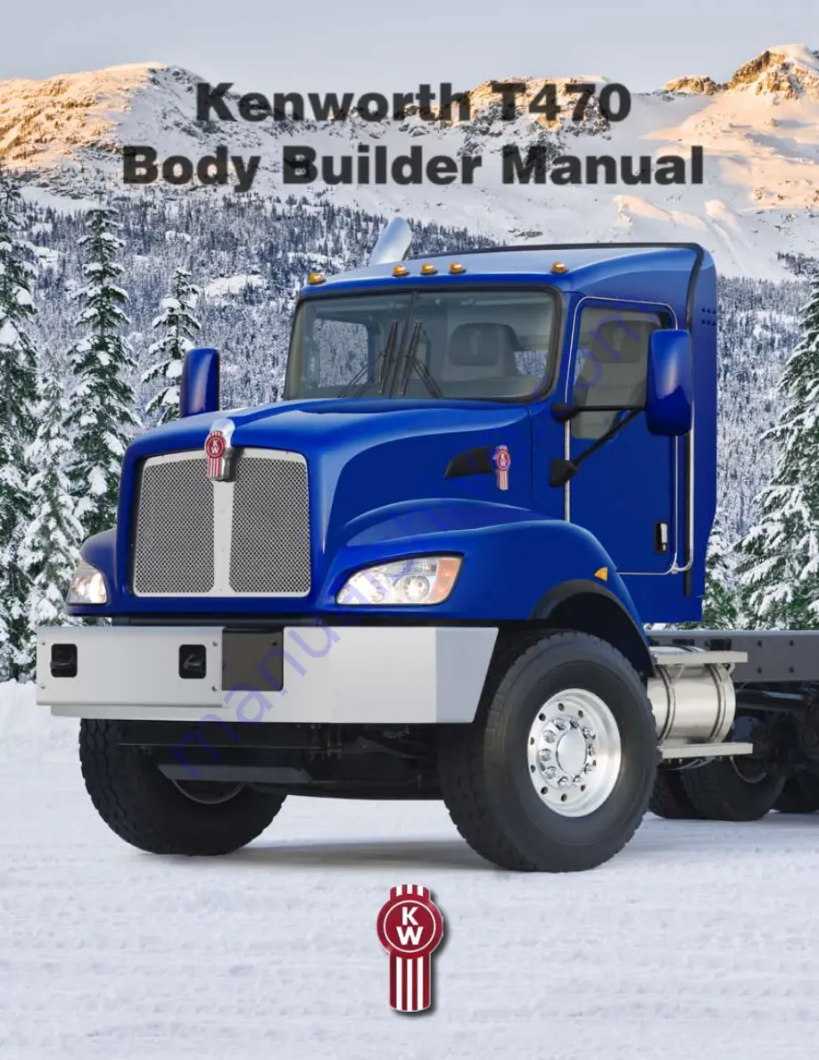 Kenworth T470 Manual Download Page 1