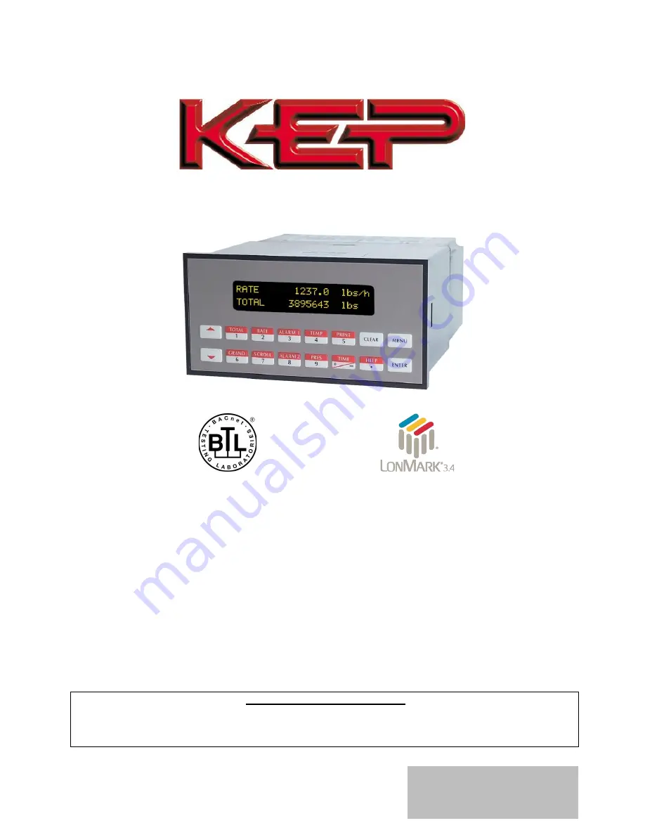 KEP ES762-ST2 Startup Manual Download Page 1