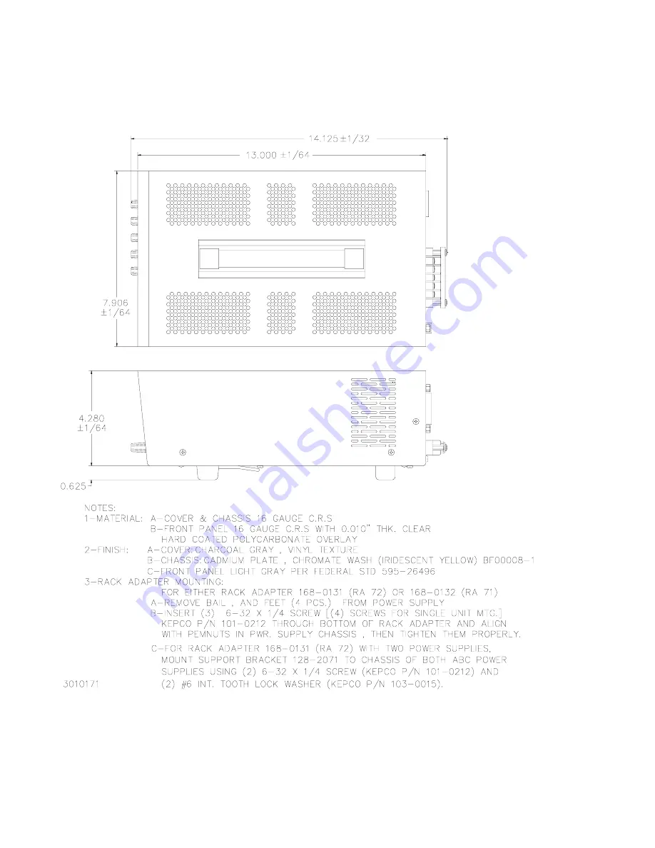 KEPCO ABC 10-10DM Operator'S Manual Download Page 18