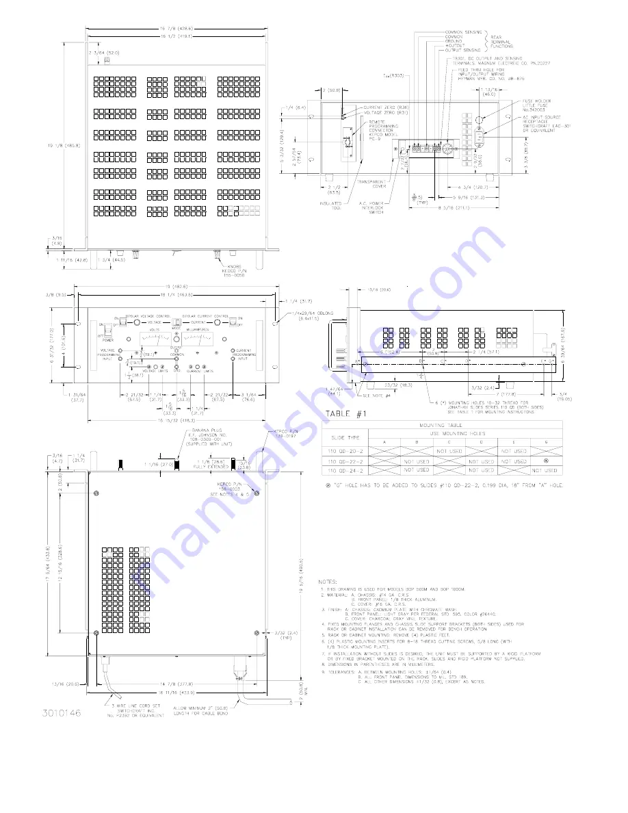 KEPCO BOP 500M Operator'S Manual Download Page 20