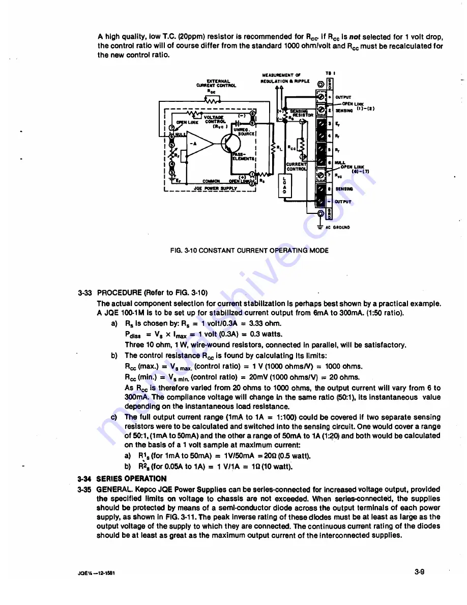 KEPCO JQE 100-1 Скачать руководство пользователя страница 31