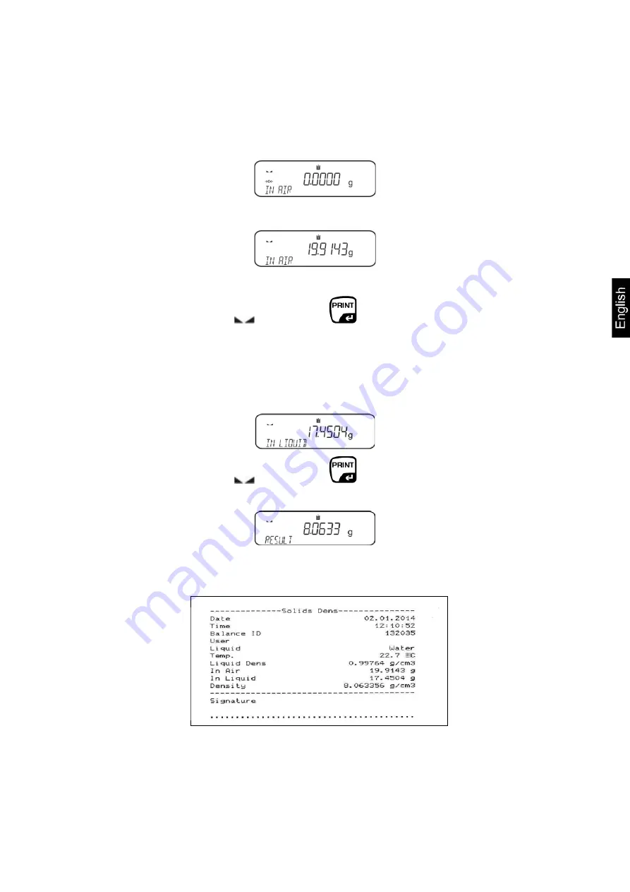 KERN KERN YDB-03 Operating Instruction Download Page 111