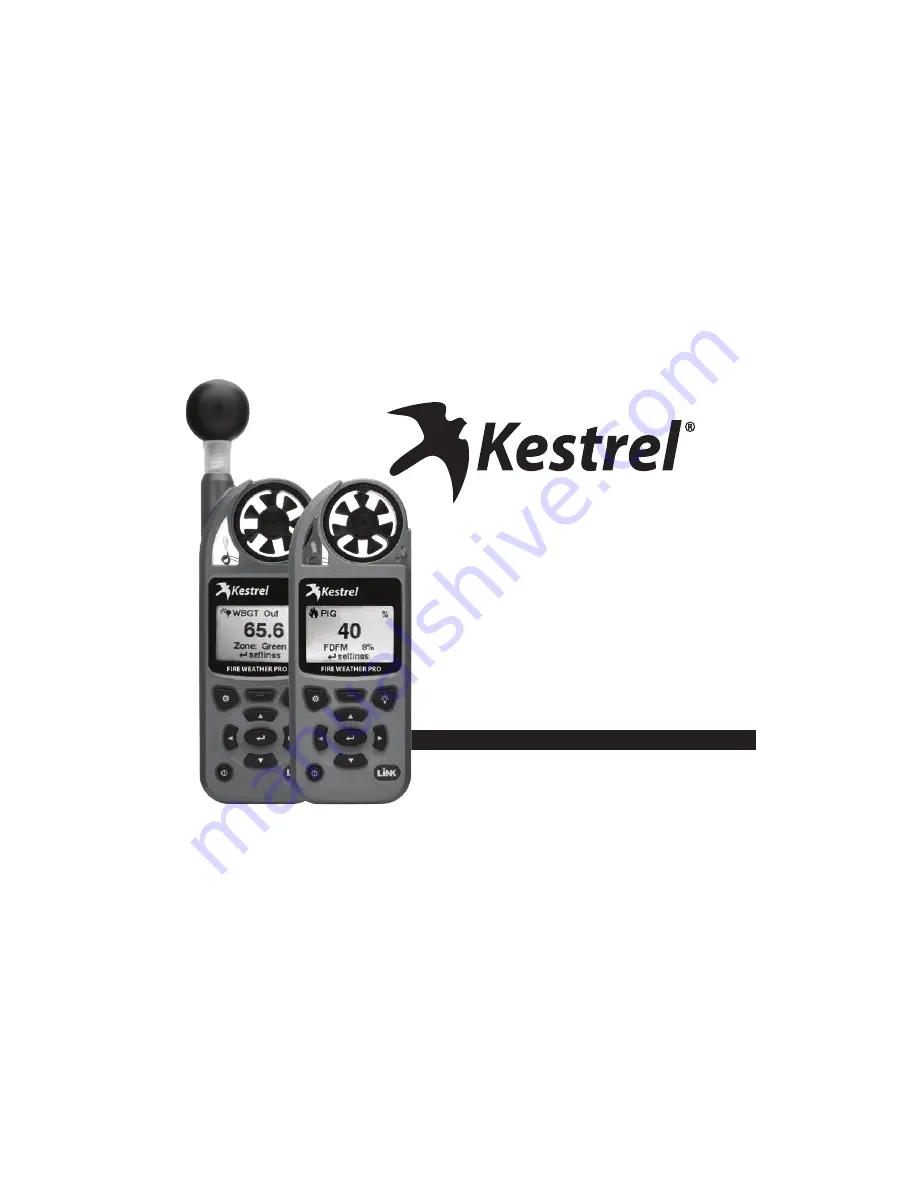 Kestrel 5400 User Manual Download Page 1