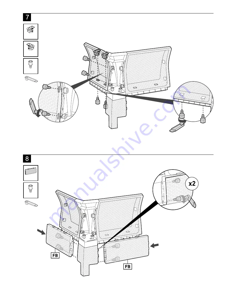 Keter BAHAMAS RELAX SET Assembly Instructions Manual Download Page 7