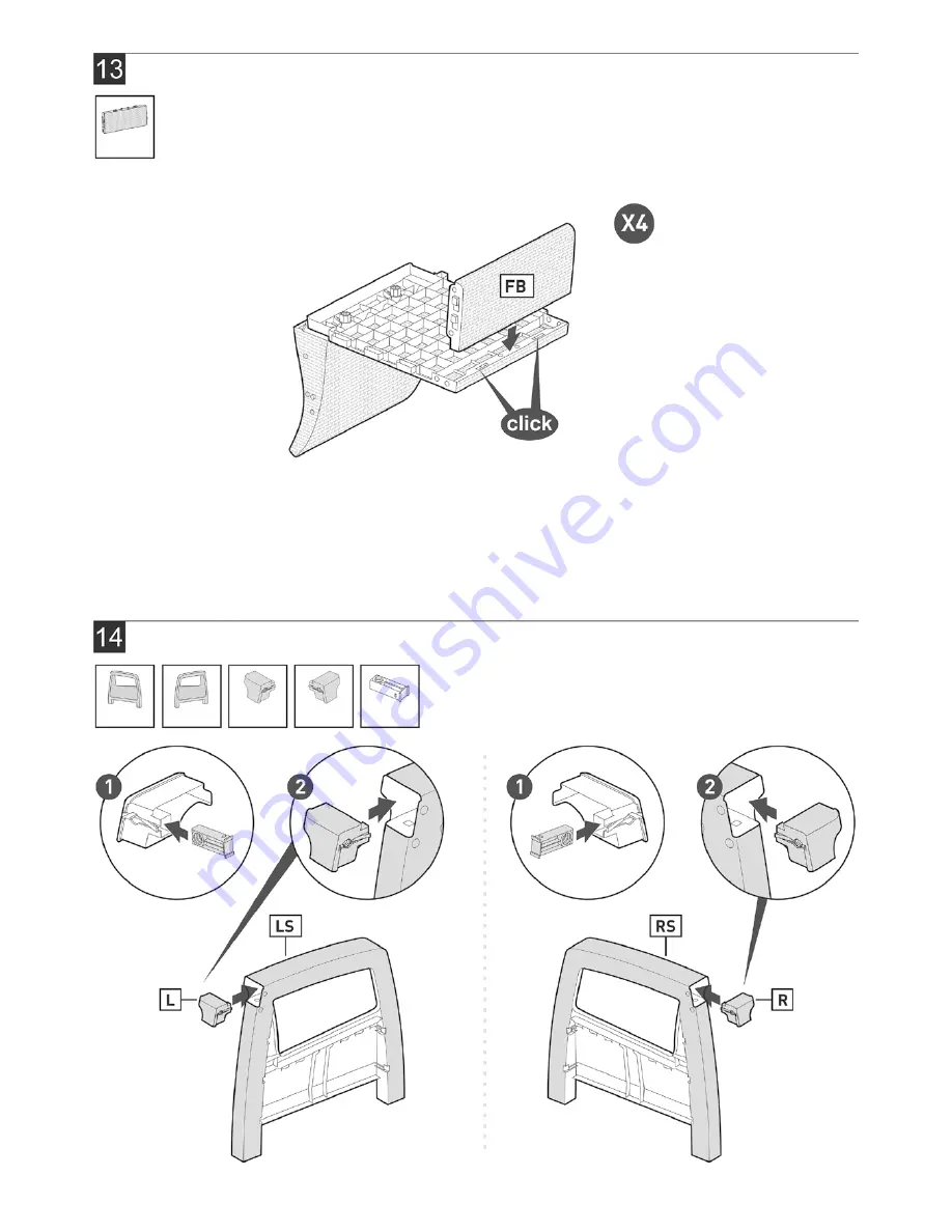 Keter BAHAMAS RELAX SET Assembly Instructions Manual Download Page 10