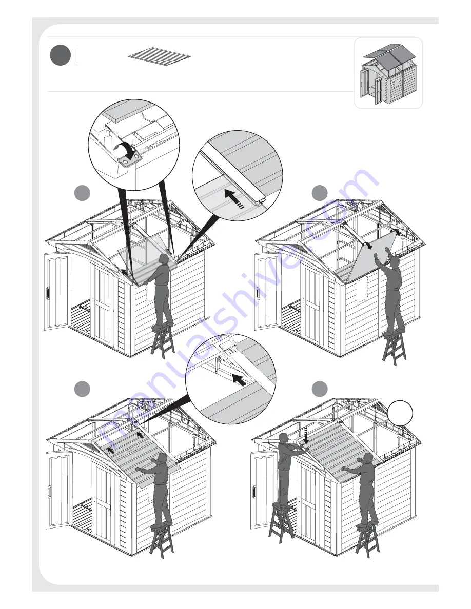 Keter FACTOR 8x8 Assembly Instructions Manual Download Page 32