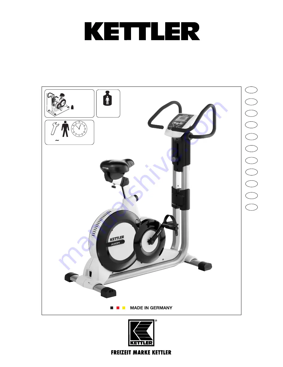 Kettler AXIOM Assembly Instructions Manual Download Page 1