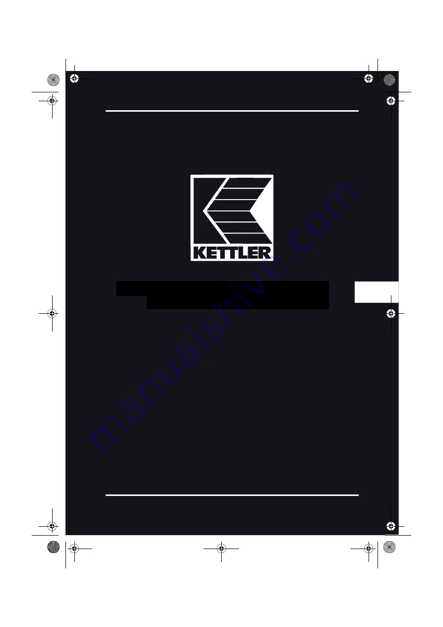 Kettler Quadriga Translation Of The Original Operating Instructions Download Page 1