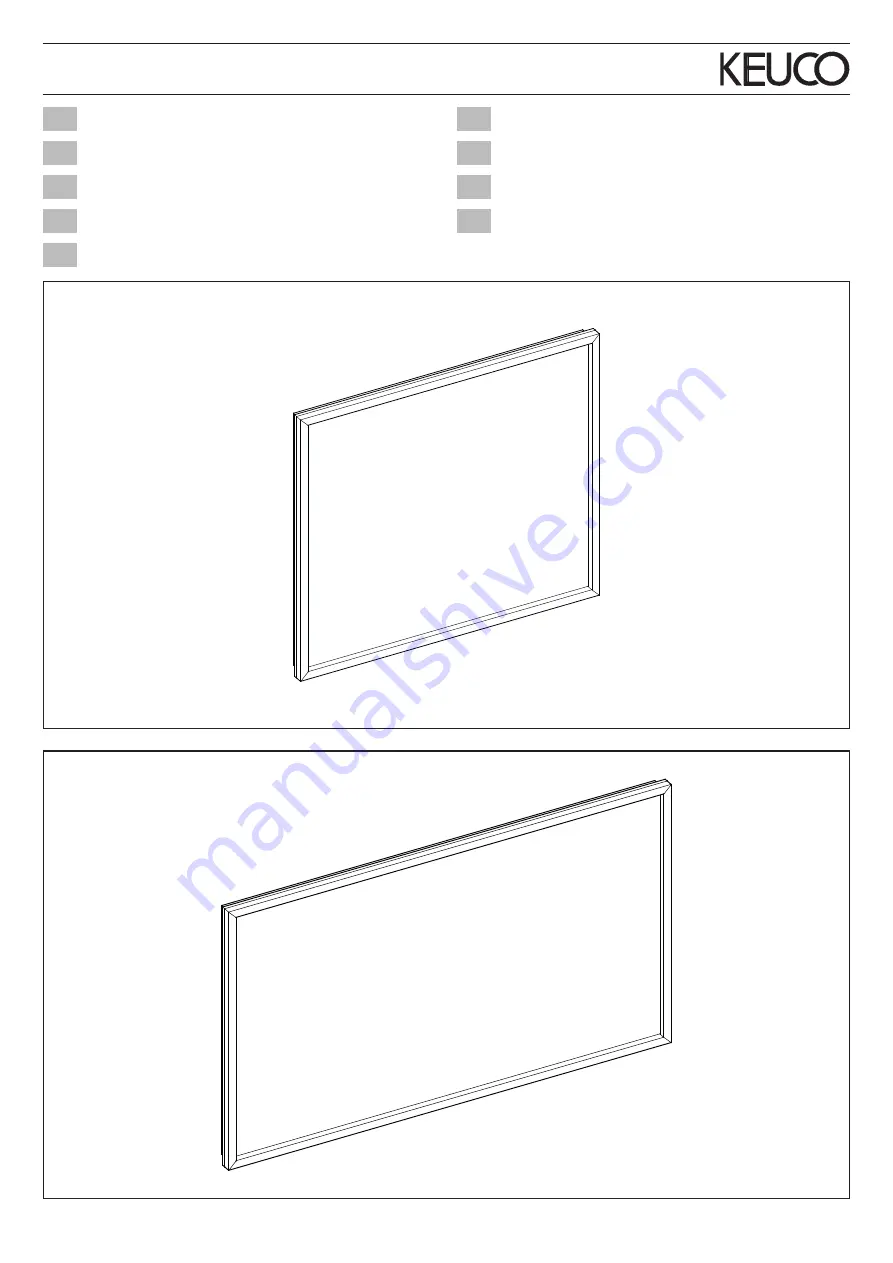 KEUCO 19095 012500 Mounting Instructions Download Page 1