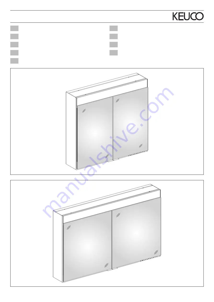 KEUCO 21551 1713 Series Скачать руководство пользователя страница 1