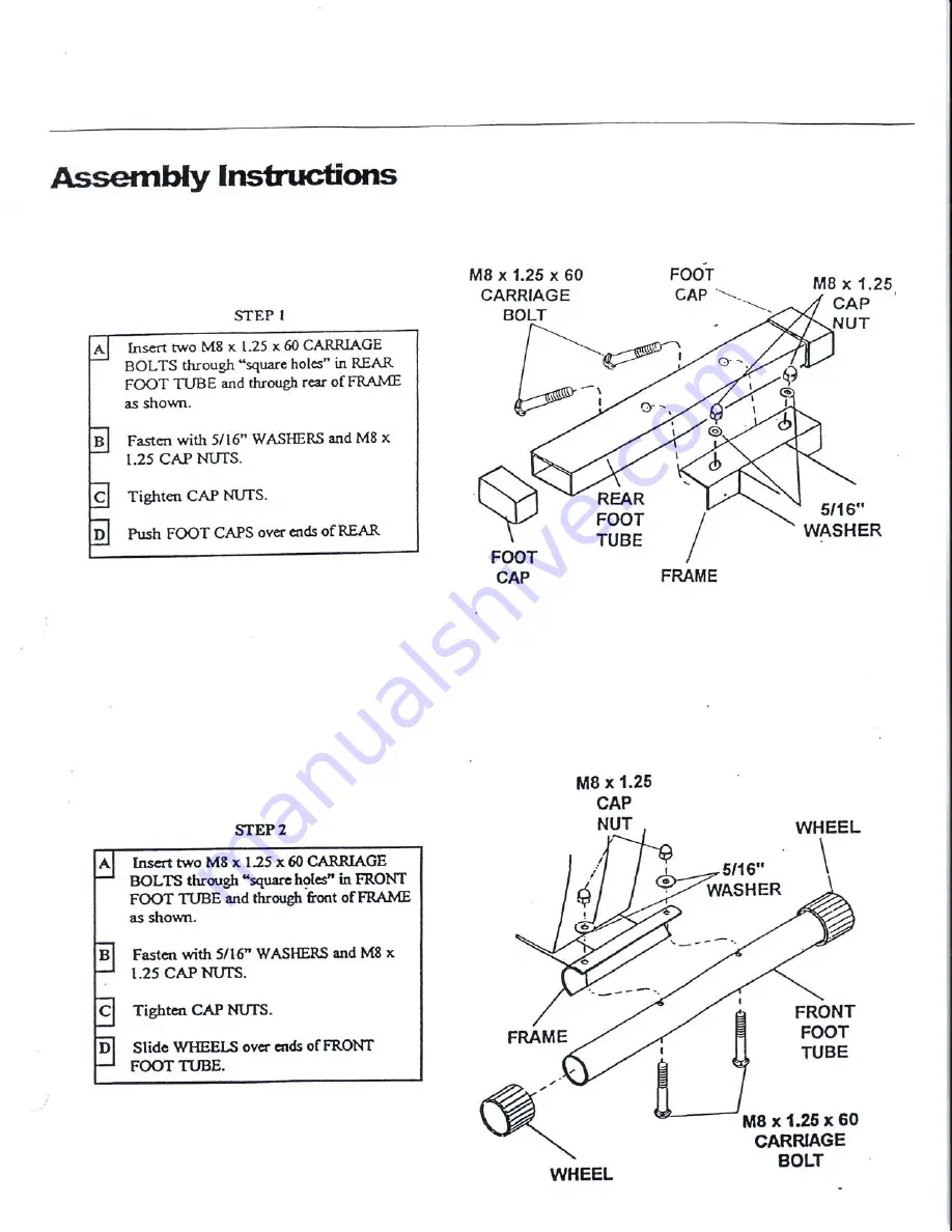 Keys Fitness 550 Upright Owner'S Manual Download Page 3