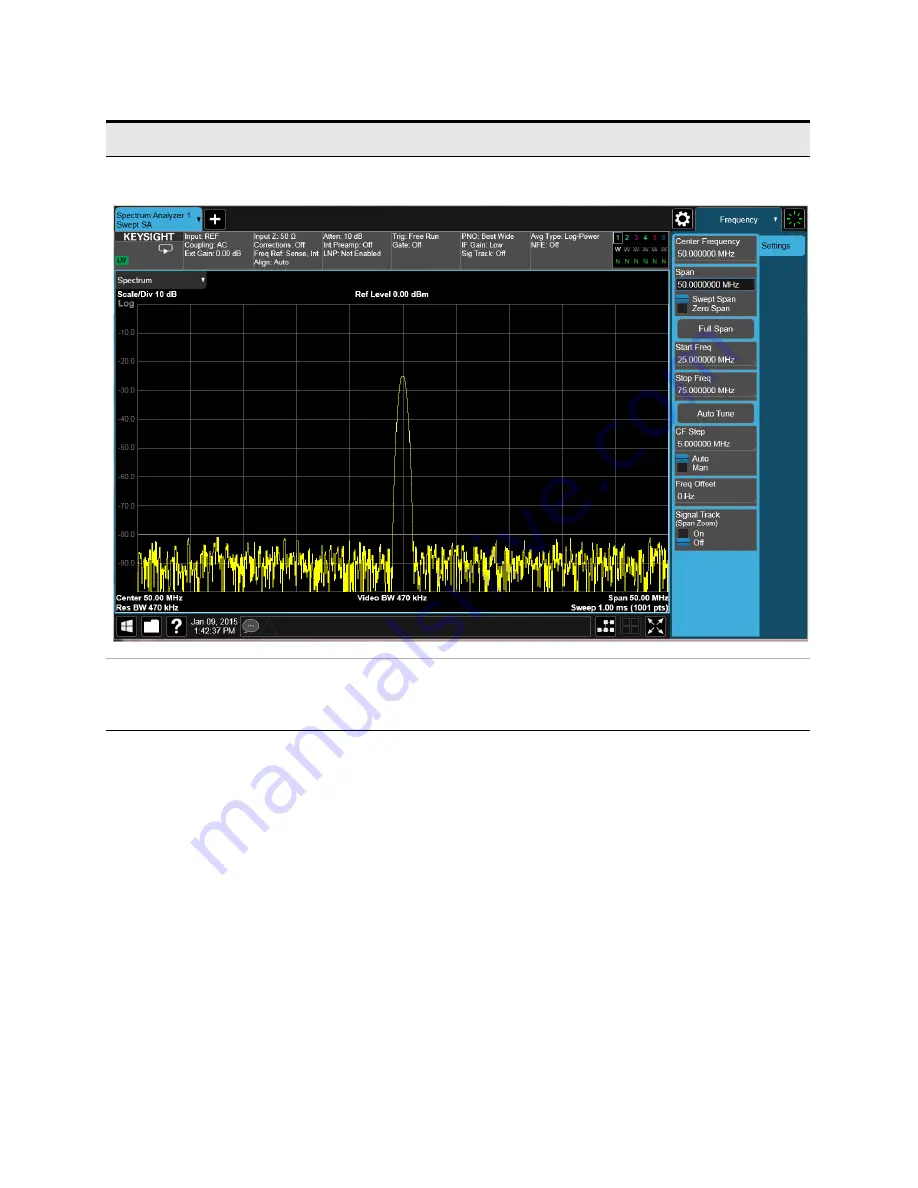 Keysight Technologies NFA X-Series Getting Started And Troubleshooting Manual Download Page 15