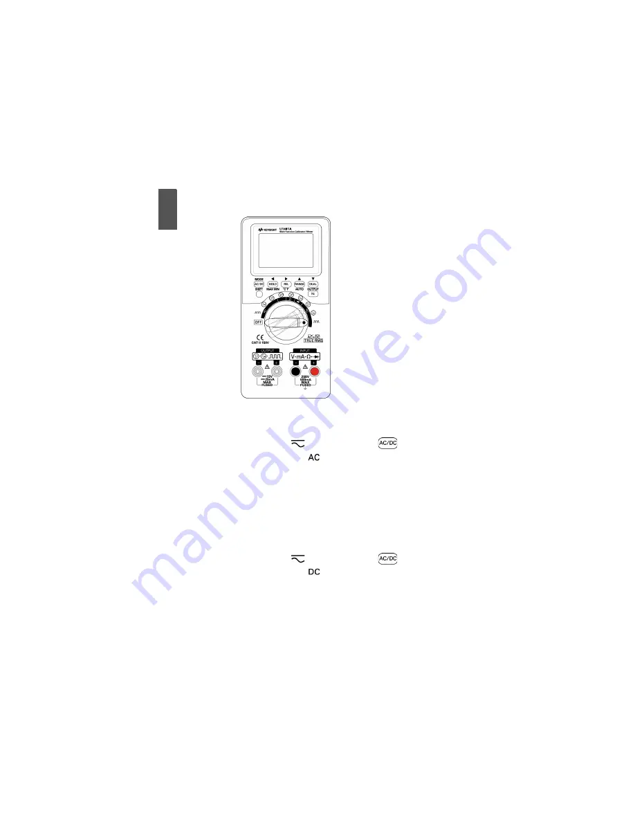 Keysight Technologies U1401B Quick Start Manual Download Page 32