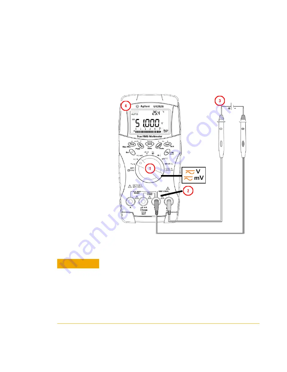 Keysight U1251B User'S And Service Manual Download Page 48