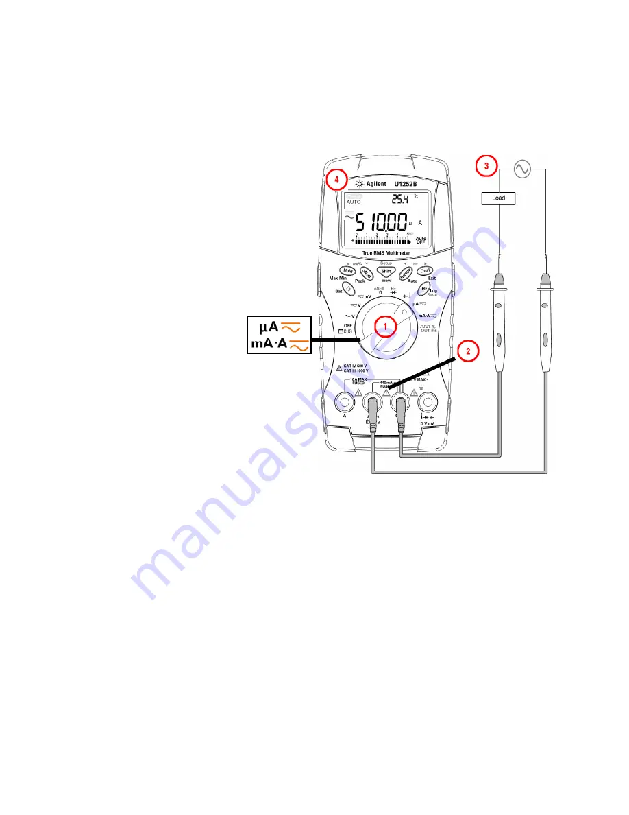 Keysight U1251B User'S And Service Manual Download Page 51