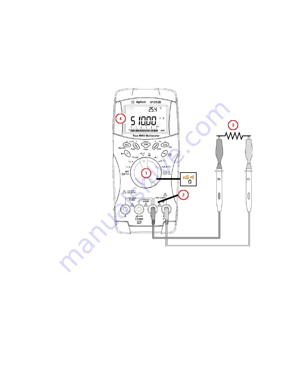 Keysight U1251B User'S And Service Manual Download Page 60