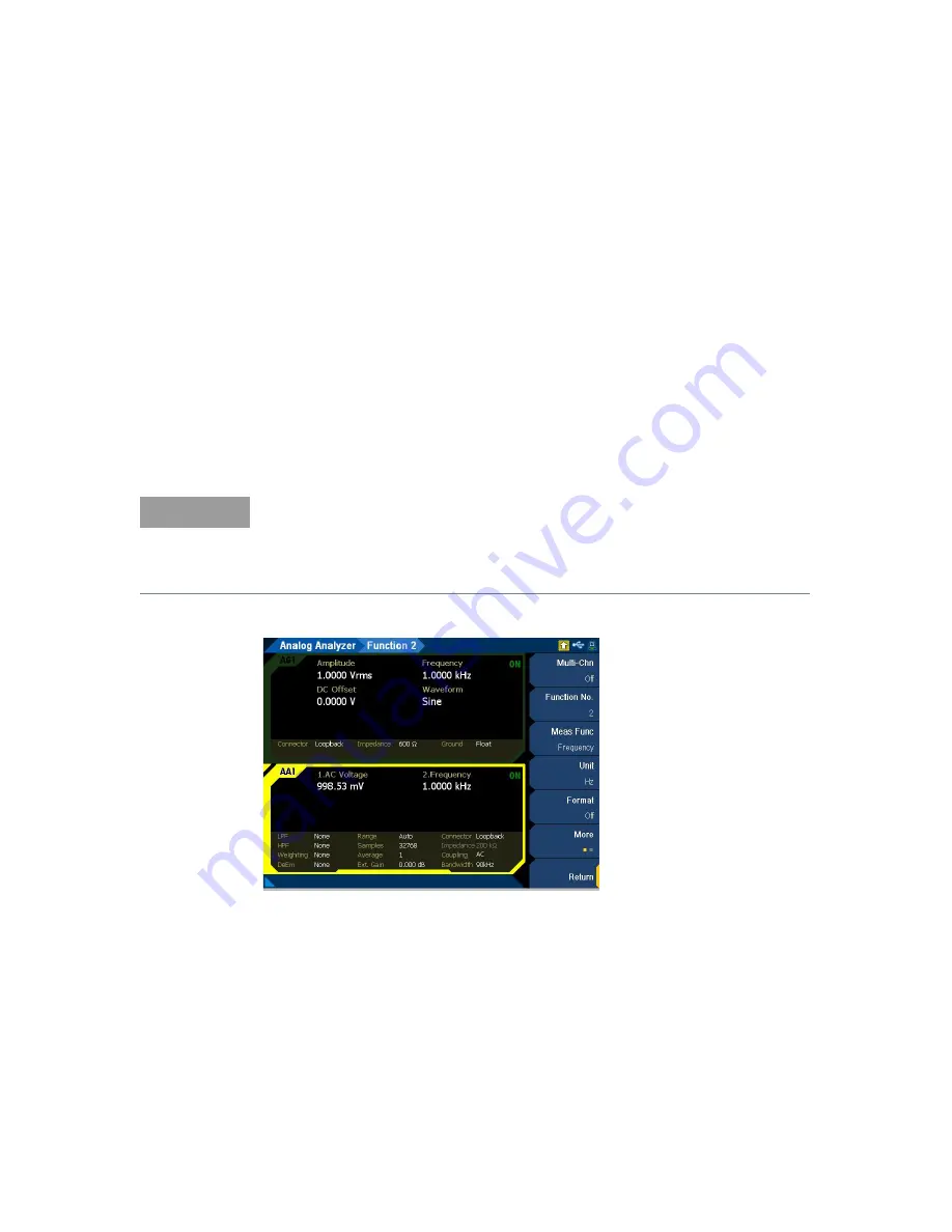 Keysight U8903B User Manual Download Page 184