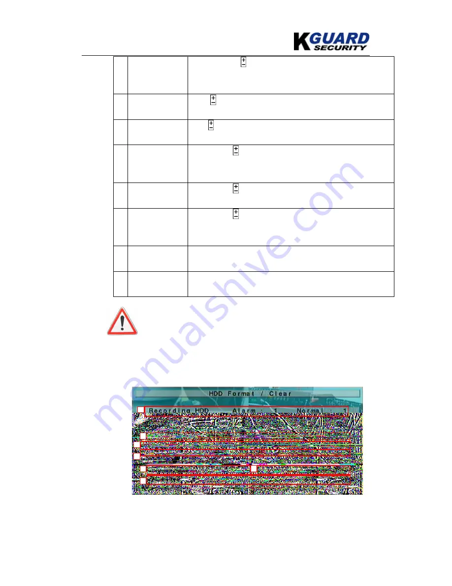 KGuard Security KG-SH330 User Manual Download Page 39